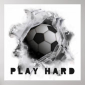 サッカーキック ポスター (正面)