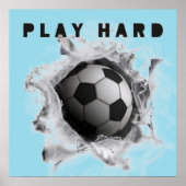 サッカーキック ポスター (正面)