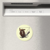 サッカーキックTシャツとギフト マグネット (インサイチュ (食洗機))