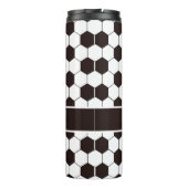 サッカーキッズサッカーパターンサッカーの誕生日 タンブラー (裏面)