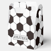 サッカーキッズサッカーパターンサッカーの誕生日 フェイバーボックス (オープン)