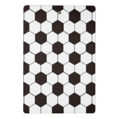 サッカーキッズサッカーパターンサッカーの誕生日 ミニクリップボード (裏面)