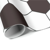 サッカーキッズサッカーパターンサッカーの誕生日 ラッピングペーパー (ロールコーナー)