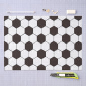 サッカーキッズサッカーパターンサッカーの誕生日 薄葉紙 (クラフト)