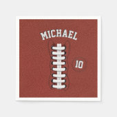 サッカーキッズスポーツ誕生日パーティナプキンス スタンダードカクテルナプキン (正面)