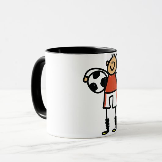 サッカーキッズマグ マグカップ (正面左)
