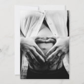 サッカーキング金ゴールドクラウンフォトベビーシャワー 招待状 (裏面)