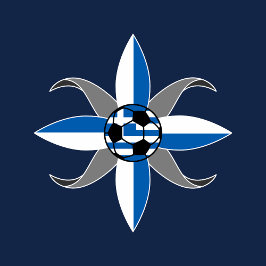 サッカーギリシャ伝統ゴールサッカーTシャツ Tシャツ