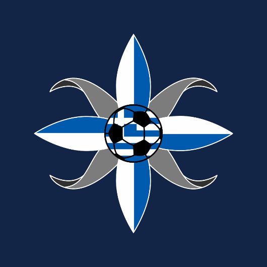 サッカーギリシャ伝統ゴールサッカーTシャツ Tシャツ