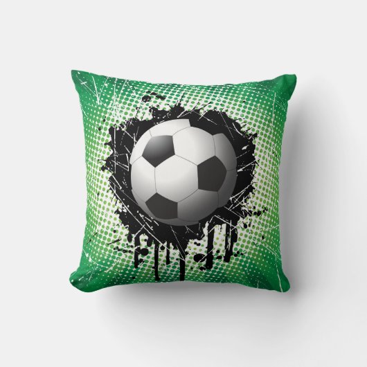 サッカークッションカバー クッション (正面)