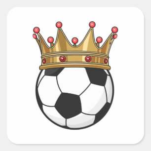 サッカークラウンキング スクエアシール