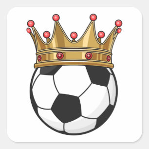 サッカークラウンキング スクエアシール