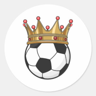 サッカークラウンキング ラウンドシール