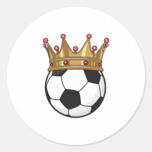 サッカークラウンキング ラウンドシール