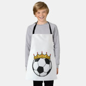 サッカークラウンクイーン エプロン (着用した状態)