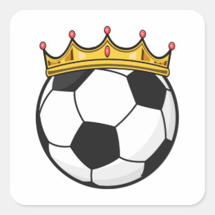 サッカークラウンクイーン スクエアシール