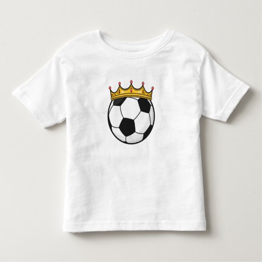 サッカークラウンクイーン トドラーTシャツ (正面)
