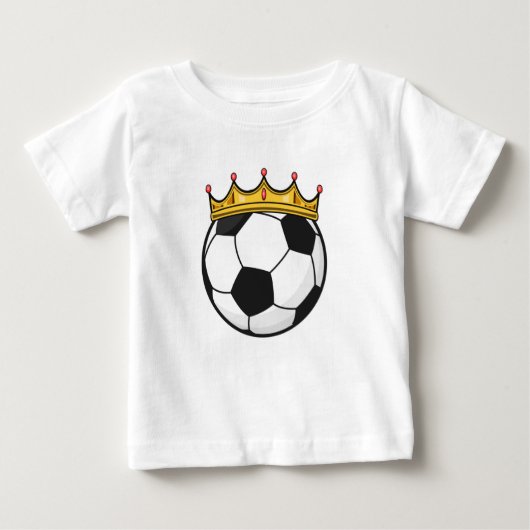 サッカークラウンクイーン ベビーTシャツ (正面)