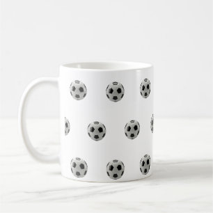 サッカークラシックボール模様マグカップ コーヒーマグカップ