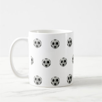 サッカークラシックボール模様マグカップ コーヒーマグカップ