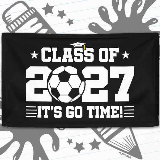 サッカークラス2027卒業おめでとう先輩 横断幕