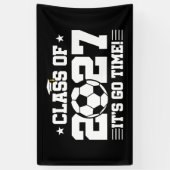サッカークラス2027卒業おめでとう先輩 横断幕 (縦)