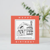 サッカークラブスタジアムディマネジアルカートゥーン カード (スタンド正面)