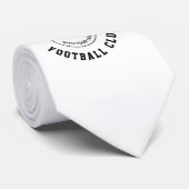 サッカークラブ名ロゴ非表示イニシャル任意の色 ネクタイ (ロール)