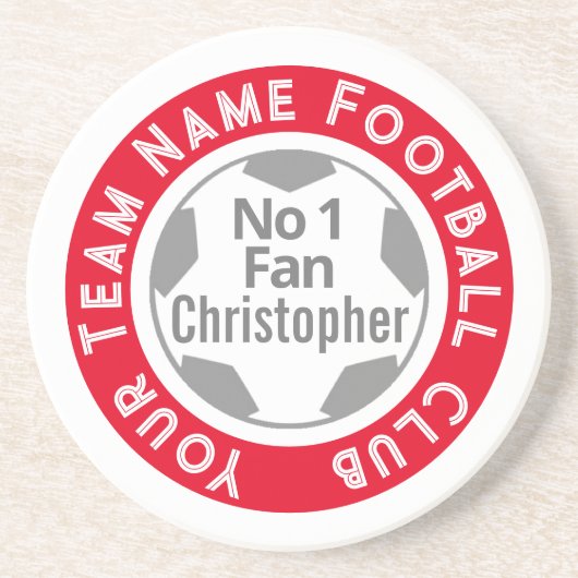 サッカークラブ名 コースター (正面)