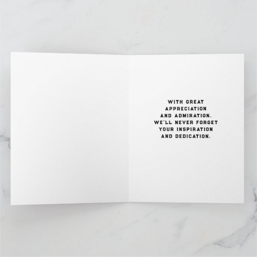 サッカークラブ 指導者への感謝カード サンキューカード (内部)