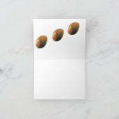 サッカークリスマスカード ありがとうございました折り紙カード サンキューカード (内部)