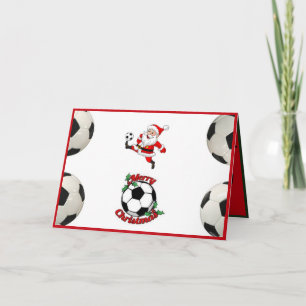 サッカークリスマスカード カード