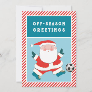 サッカークリスマスカード シーズンカード