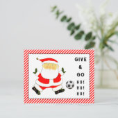 サッカークリスマスカード シーズンポストカード (スタンド正面)