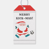 サッカークリスマスギフトタグ ギフトタグ (裏面)