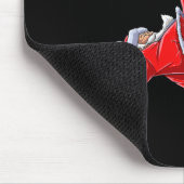 サッカークリスマスサンタサイクリングキッククリスマス少年兵 マウスパッド (コーナー)