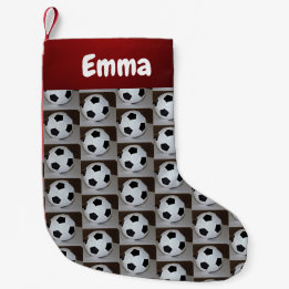 サッカークリスマスストッキング スモールクリスマスストッキング