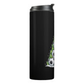 サッカークリスマスツリークリスマス選手の少年 タンブラー (回転左)