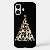 サッカークリスマスツリー Case-Mate iPhoneケース (裏面)