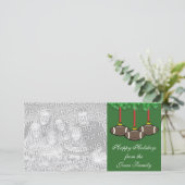 サッカークリスマスフォトカード シーズンカード (スタンド正面)