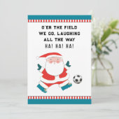 サッカークリスマスホリデーカード シーズンカード (スタンド正面)
