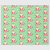 サッカークリスマスラッピング紙 ラッピングペーパー (フラット)