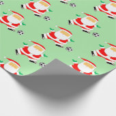 サッカークリスマスラッピング紙 ラッピングペーパー (角)