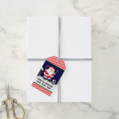 サッカークリスマス ギフトタグ (より糸付き)