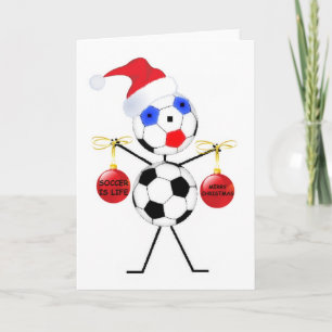 サッカークリスマス シーズンカード