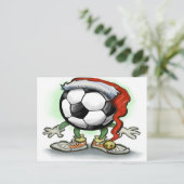 サッカークリスマス シーズンポストカード (スタンド正面)