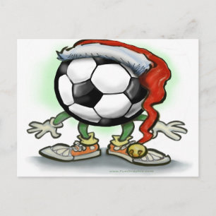サッカークリスマス シーズンポストカード