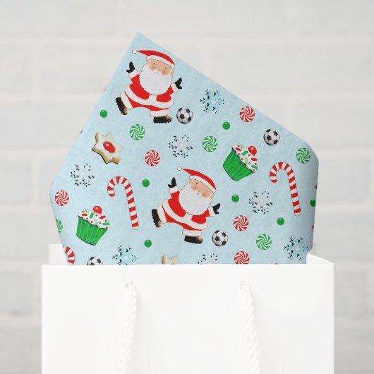 サッカークリスマス ティッシュペーパー 薄葉紙 (ギフトバッグ)