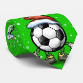 サッカークリスマス ネクタイ (ロール)