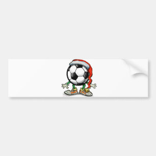 サッカークリスマス バンパーステッカー